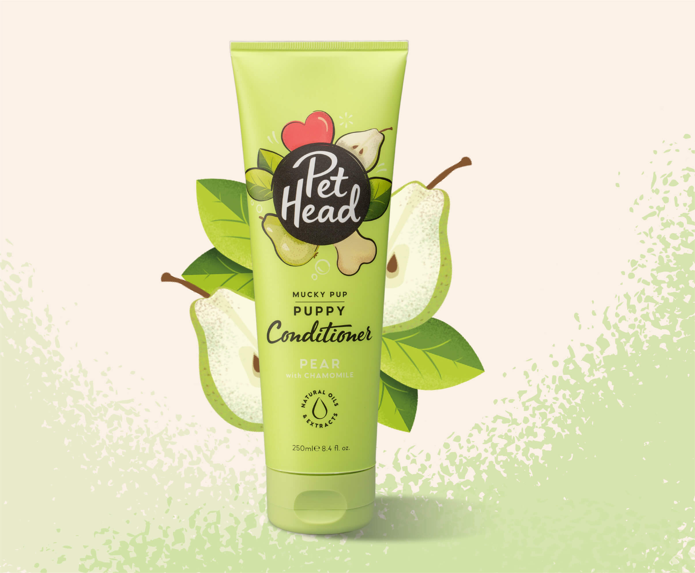 Product shot of the Pet Head Mucky Pup conditioner