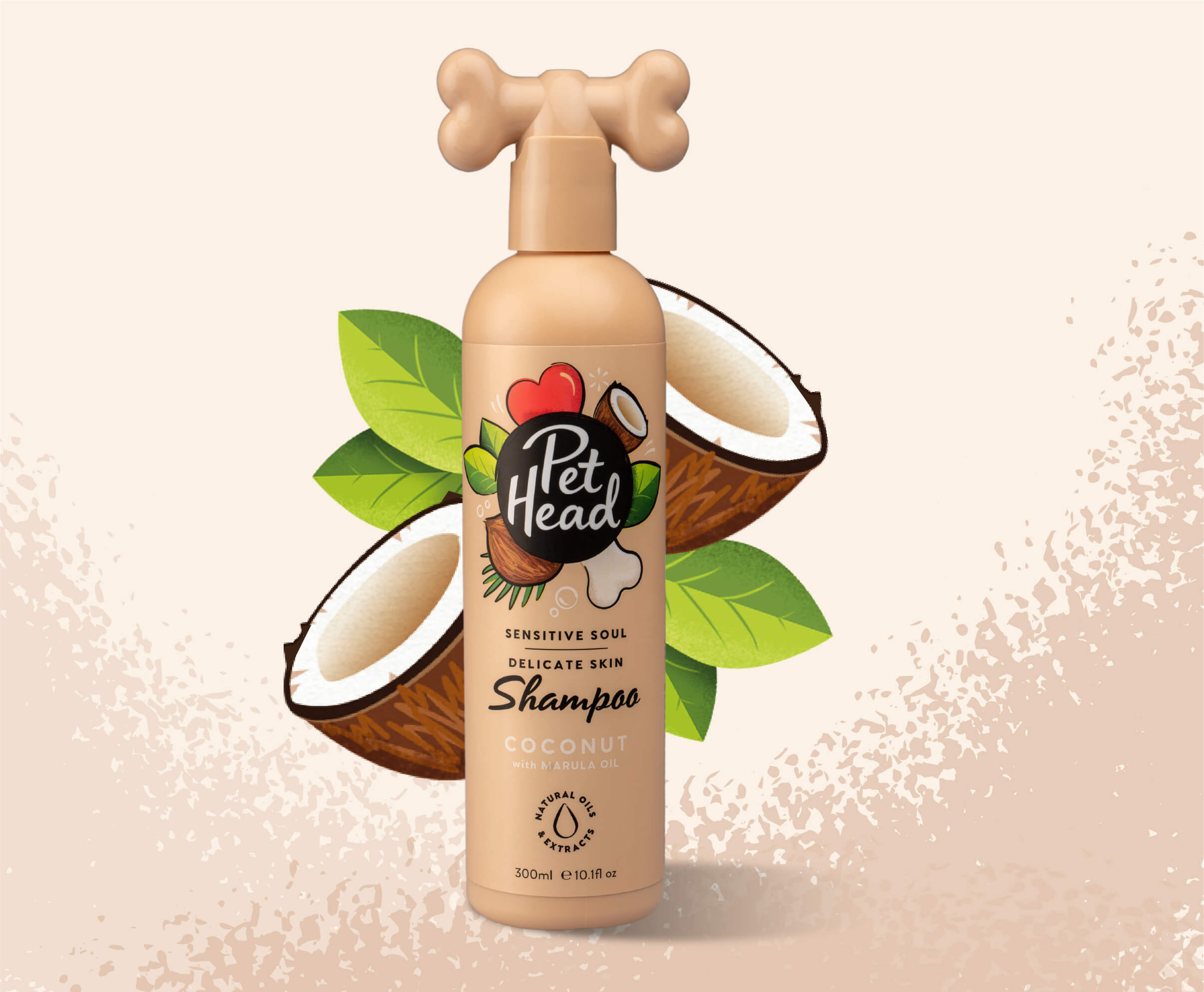 Product shot of the Pet Head Sensitive Soul Shampoo