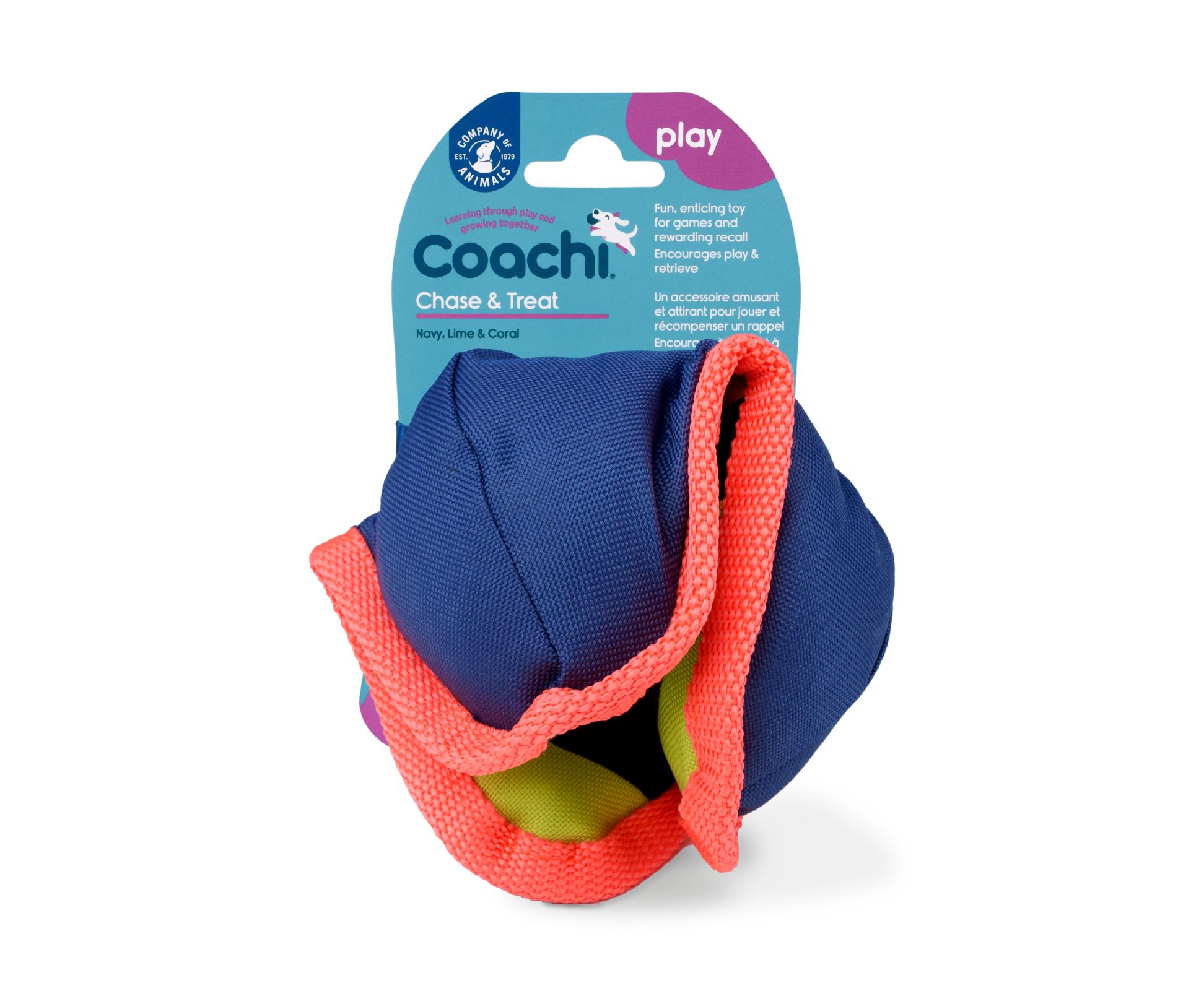 Chase and treat reward toy