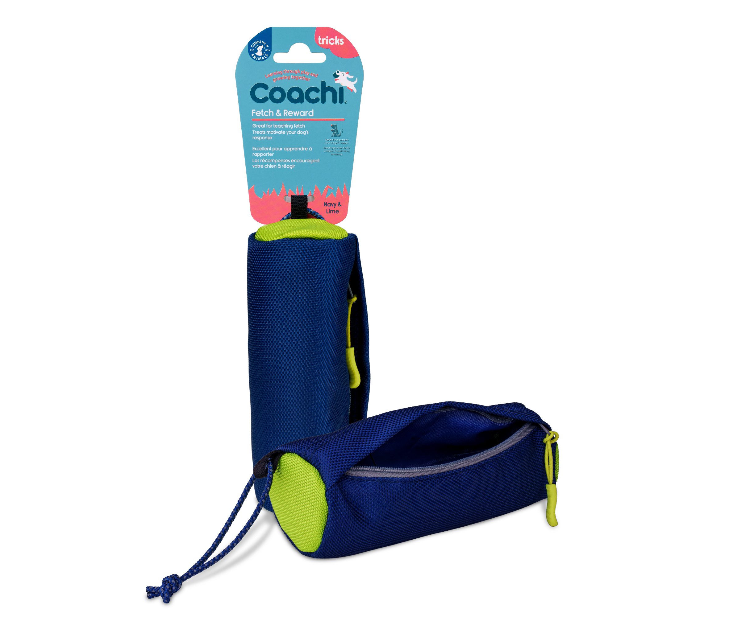 fetch and reward toy and packaging