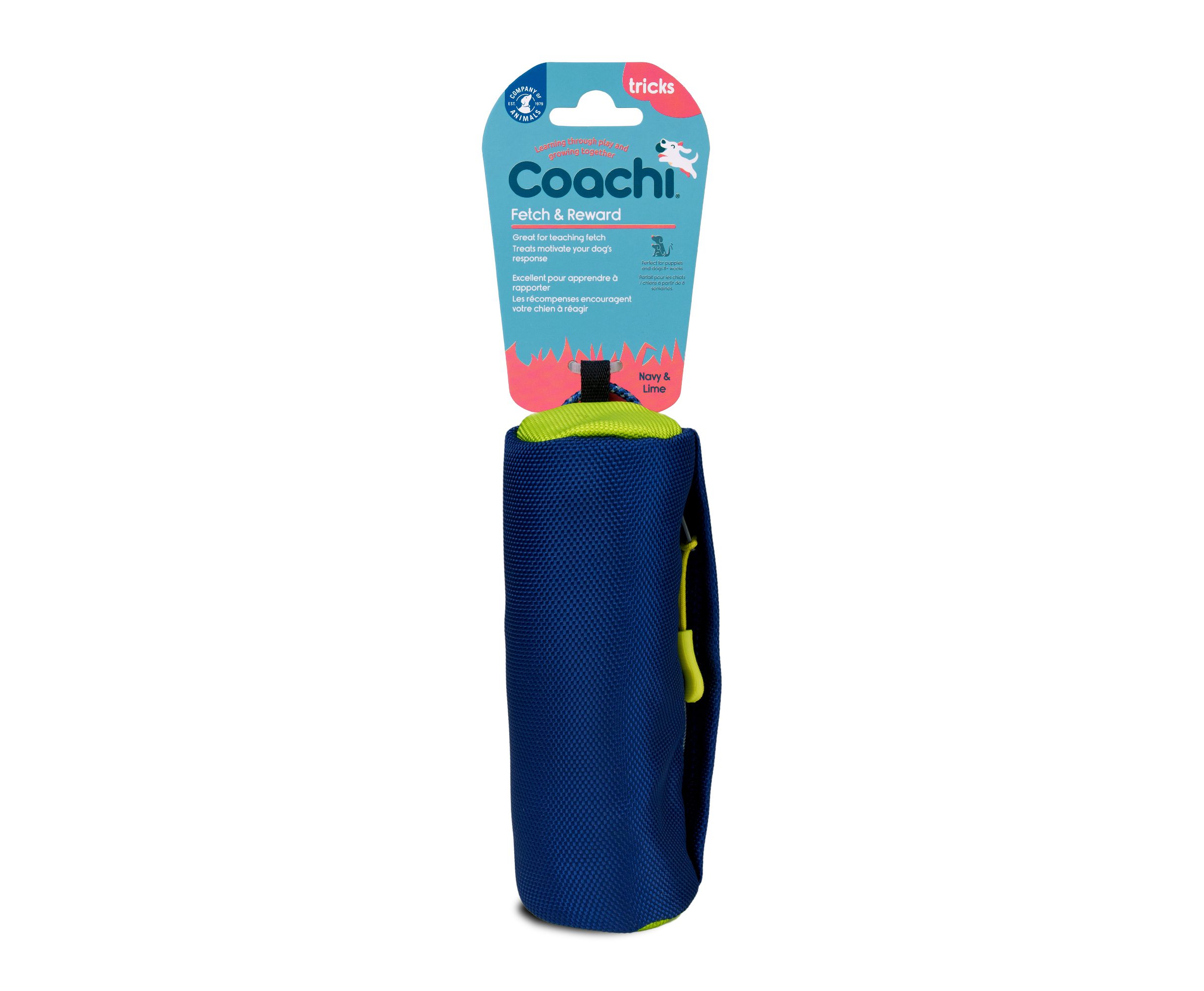 fetch and reward toy and packaging
