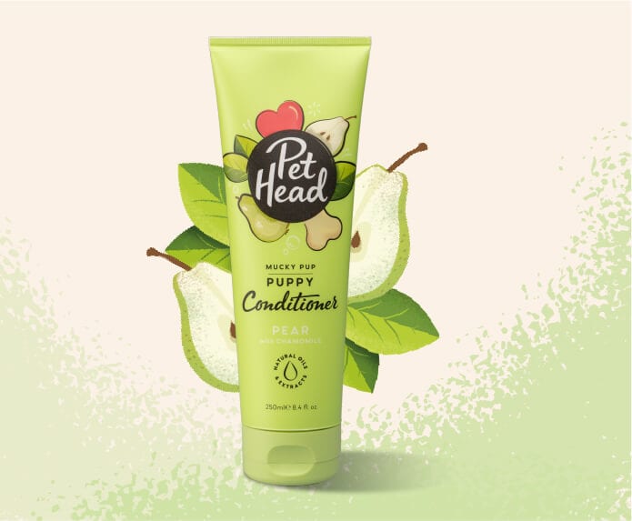 Product shot of the Pet Head Mucky Pup conditioner