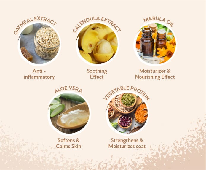 Ingredients in the Pet Head Sensitive Soul range