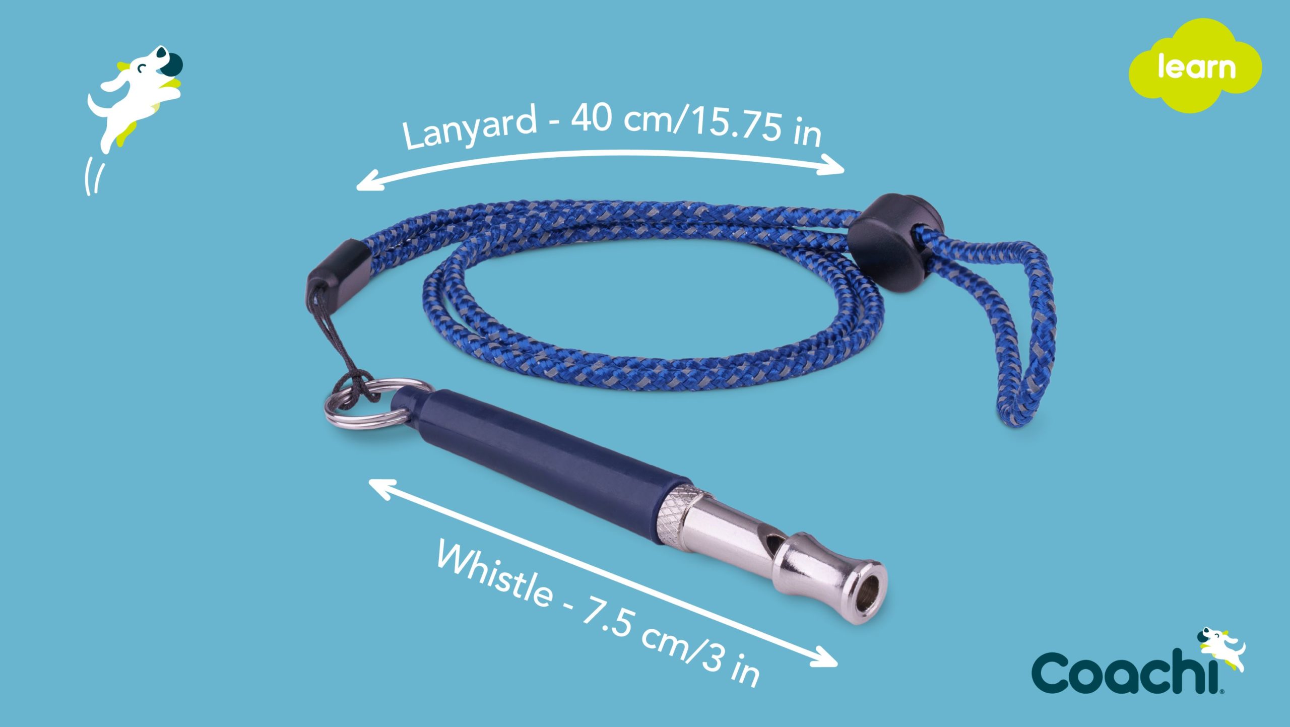 Professional dog whistle dimensions