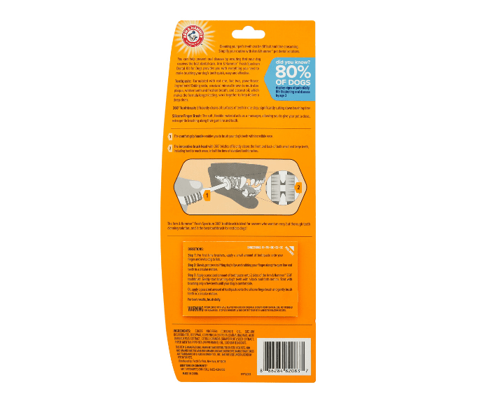Packaging for the Arm & Hammer Dental Kit