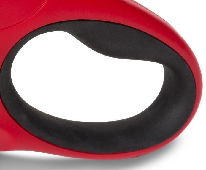 Close up of the gel handle on the Halti Retractable Lead