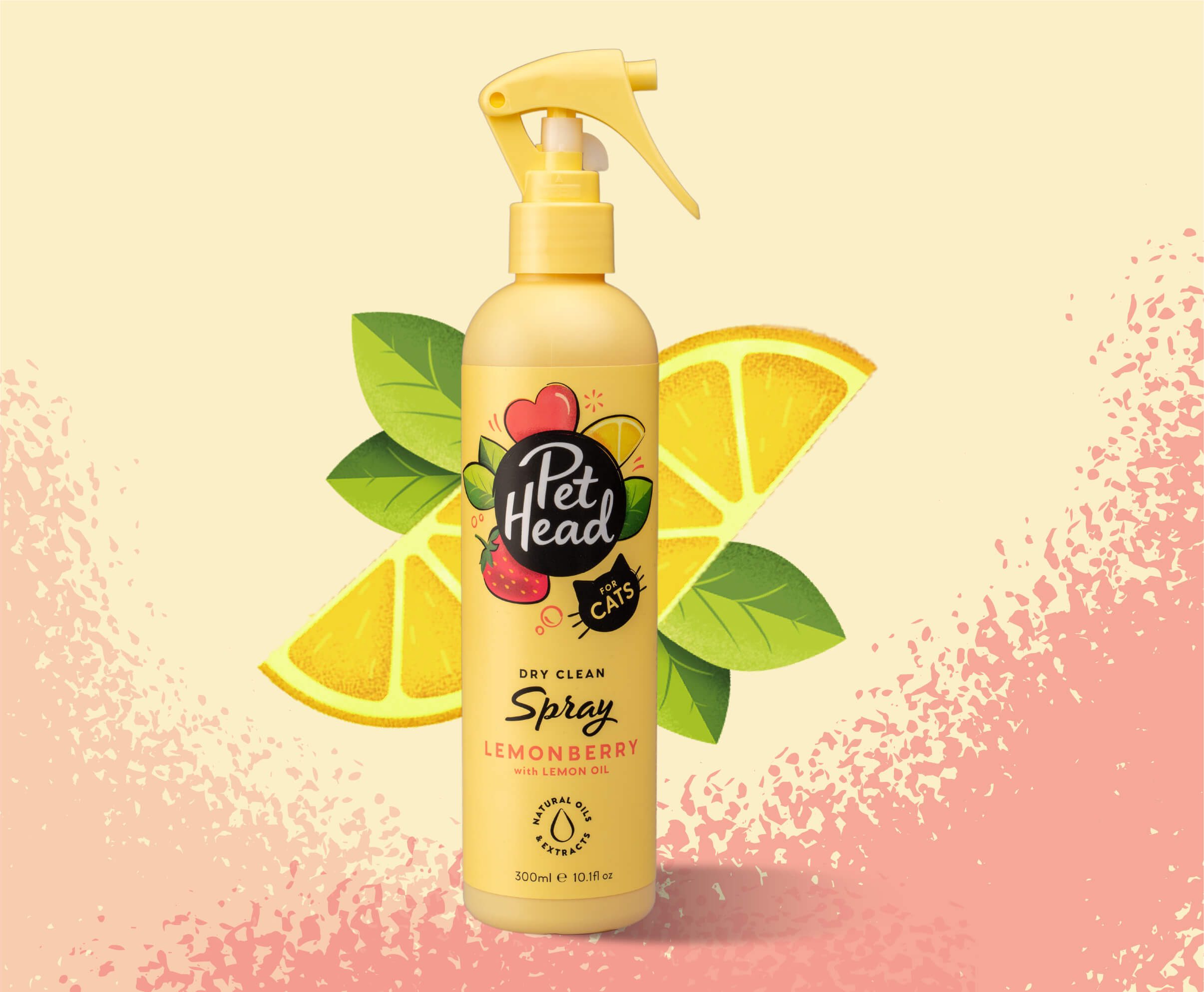 Product shot of the Pet Head Felin' Good spray