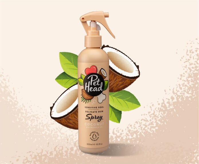 Product shot of the Pet Head Sensitive Soul Spray