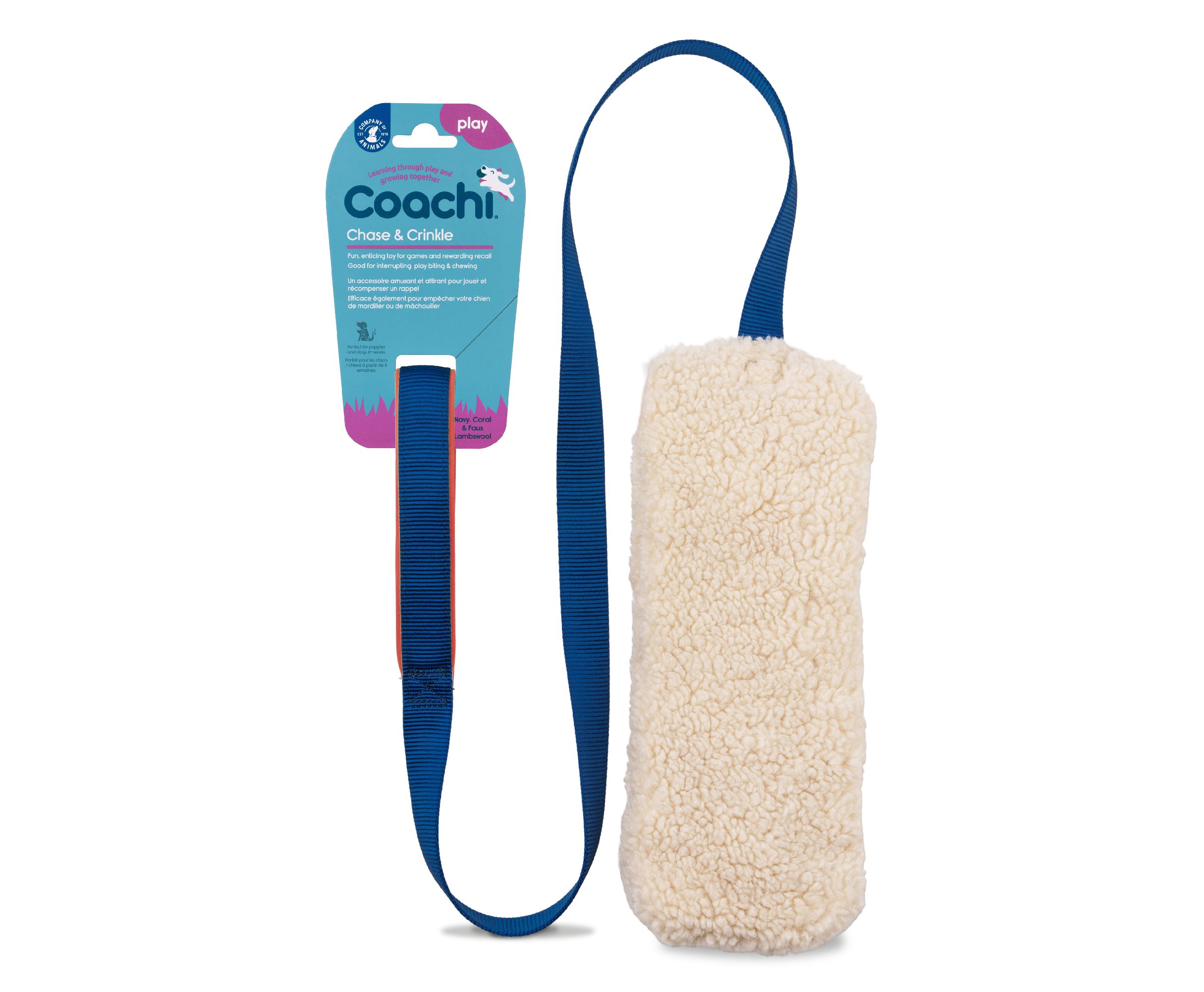 Chase and crinkle reward toy