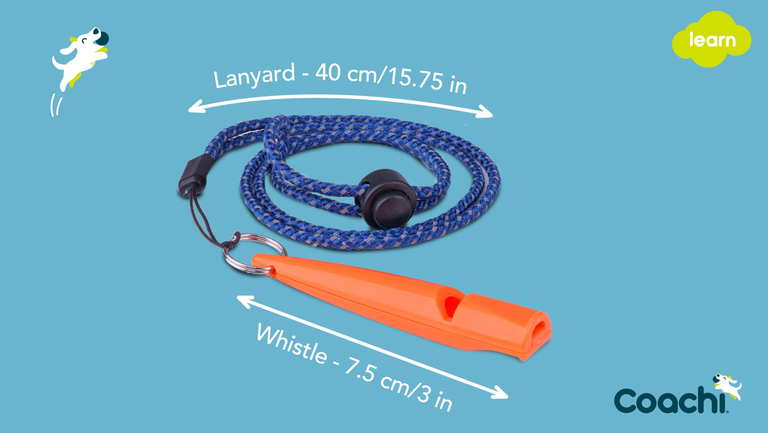 dog training whistle dimensions
